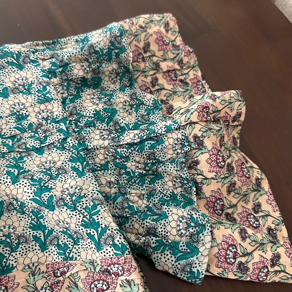 Let Me Be Anthropologie High-Neck Printed Peasant Blouse (T2) - Picture 6 of 10